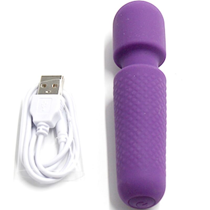 ARMONY - YOUR MAGIC MASAJEADOR  VIBRADOR RECARGABLE 10 VIBRACIONES SILICONA MORADO - Imagen 4