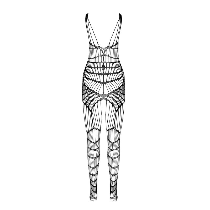 PASSION - BS 102 BODYSTOCKING NEGRO TALLA ÚNICA - Imagen 4